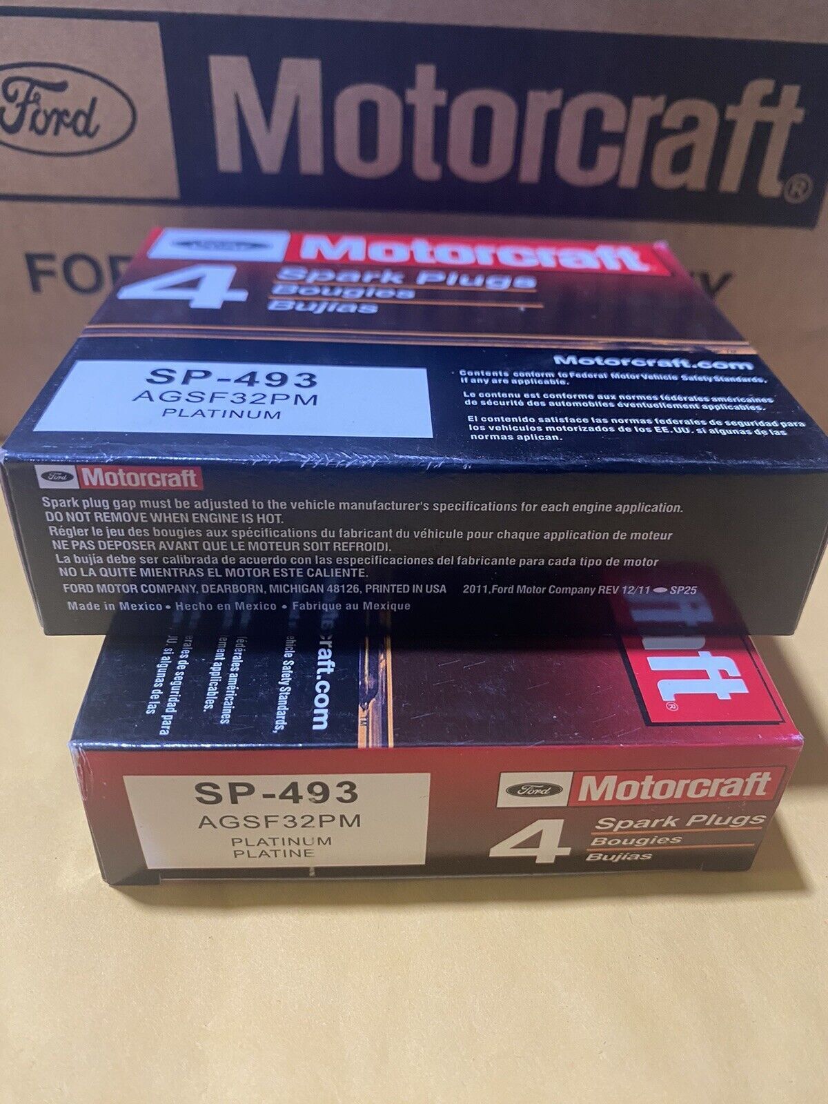 8Pcs Motorcraft SP-493 Platinum SPARK PLUGS AGSF32PM For Ford 4.6L 5.4L V8