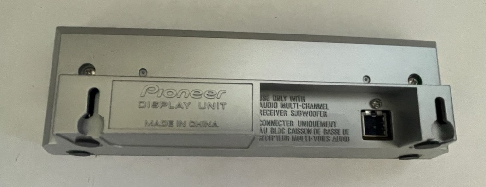 Pioneer Display Unit