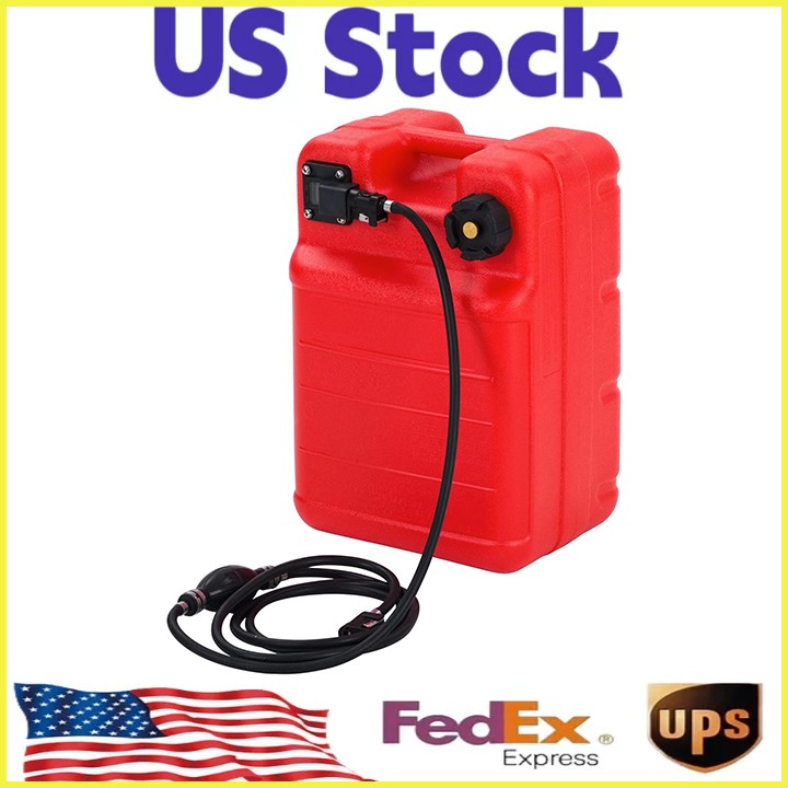 6Gallon Portable Tank,Marine Tank,Outboard Boat Gas Tank With Line,Easy to Carry