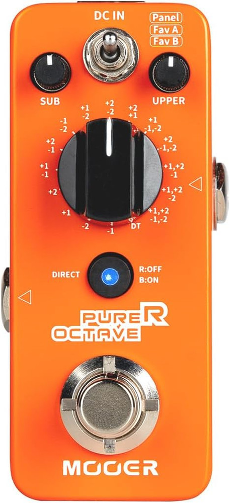 Micro Series Overdrive, Boost, Delay, Noise Gate, Flanger (Purer Octave)