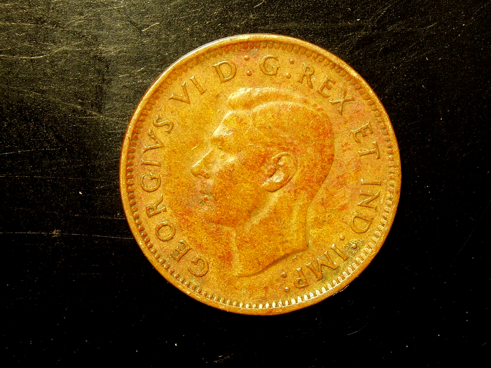 CANADA 1941 ONE CENT COIN # 6