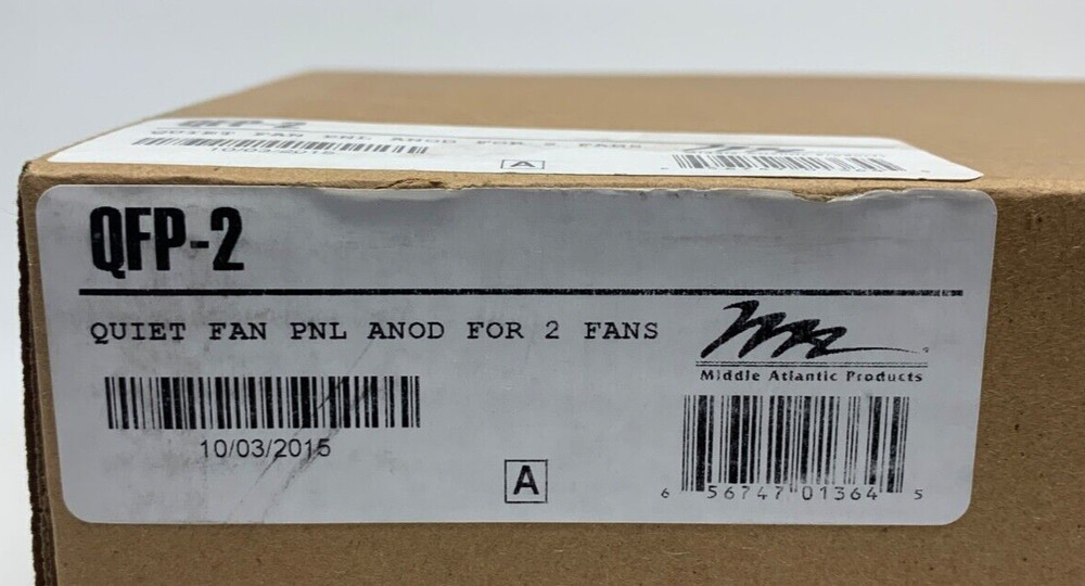MIDDLE ATLANTIC QFP-2 DUAL QUIET FAN PANEL