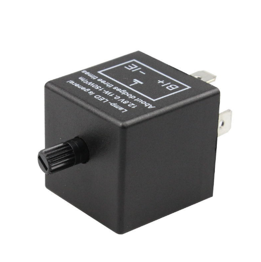Motorcycle Electronic LED Adjustable Flasher Relay For Turn Signal Light Blinker