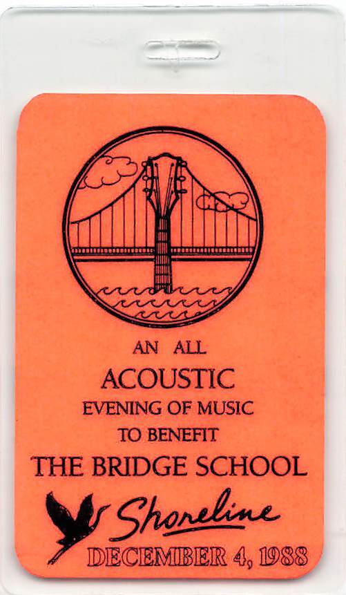Bridge School 1988 Orange Evening Of Music To Benefit Variant