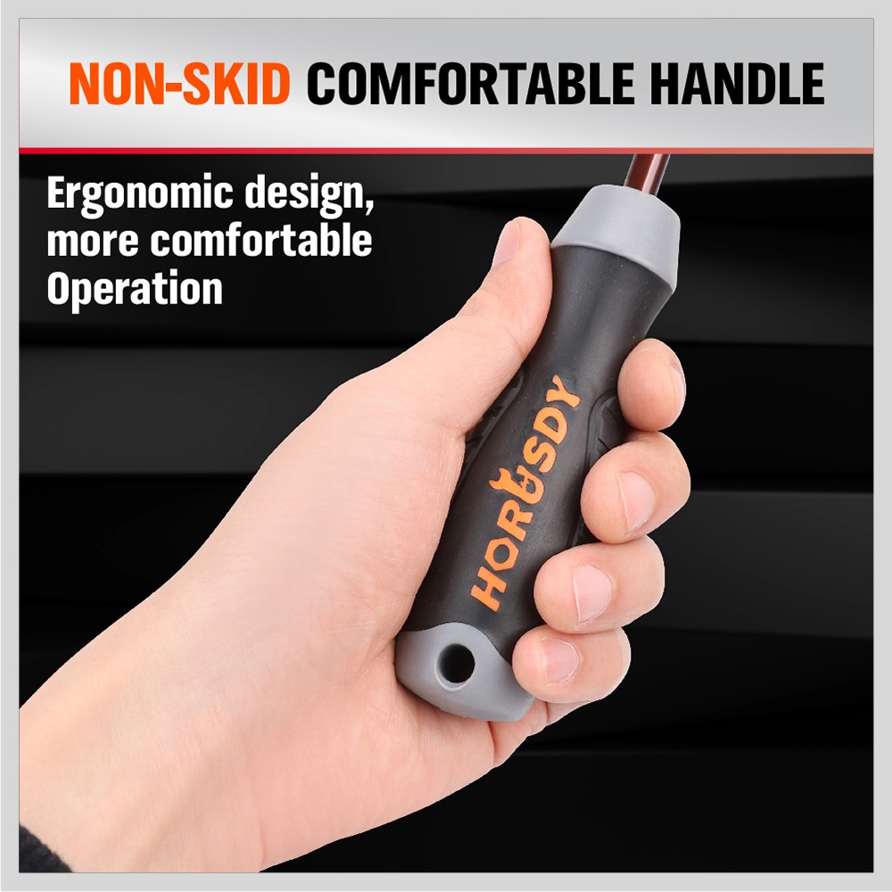 HORUSDY 12Pcs Magnetic Torx Screwdriver Set S2 T6-T40 Star Security Tamper Proof