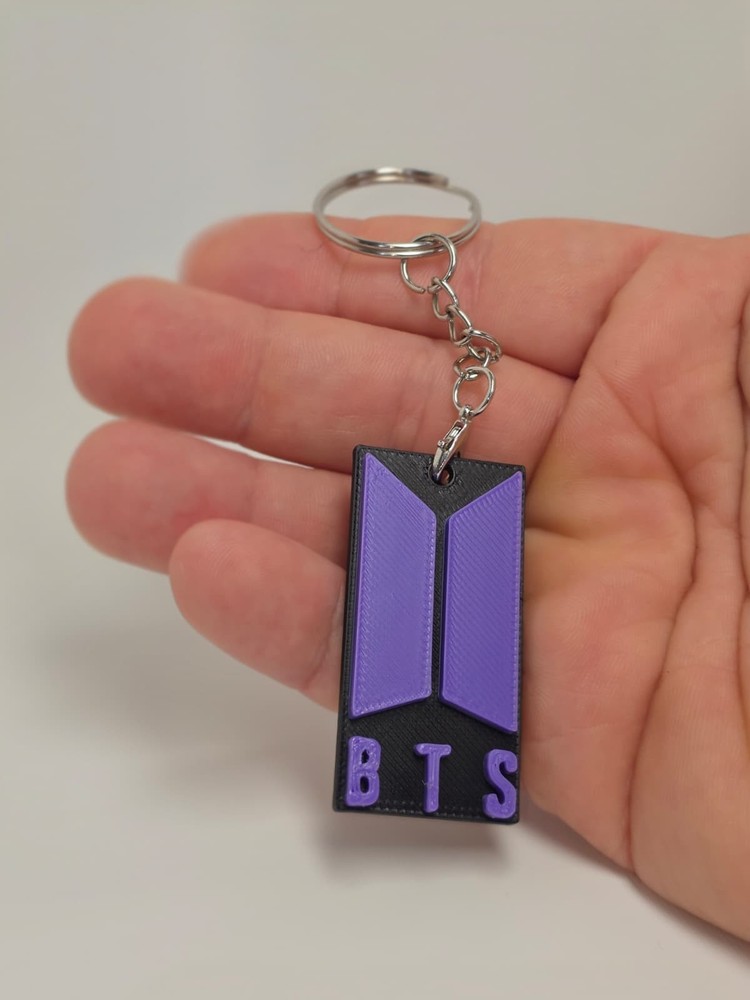 FAN Made BTS Logo Keychain - 2 Count