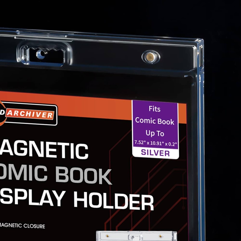 Crystal Clear One Touch-values 2ct Magnet-cases Silver Display-System, UV-pro...