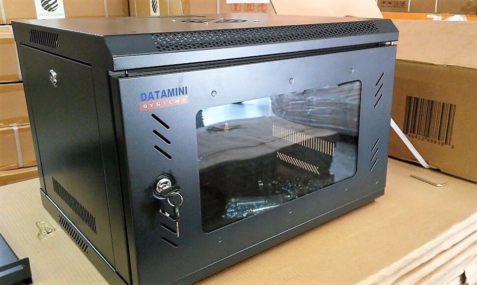 NETWORK RACK-9U, WALL MOUNT, WITH FAN & INSIDE TRAY ( COMPLETE KIT)