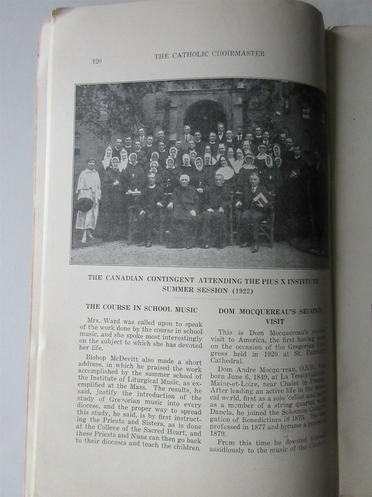 The Catholic Choirmaster Autumn Issue 1922