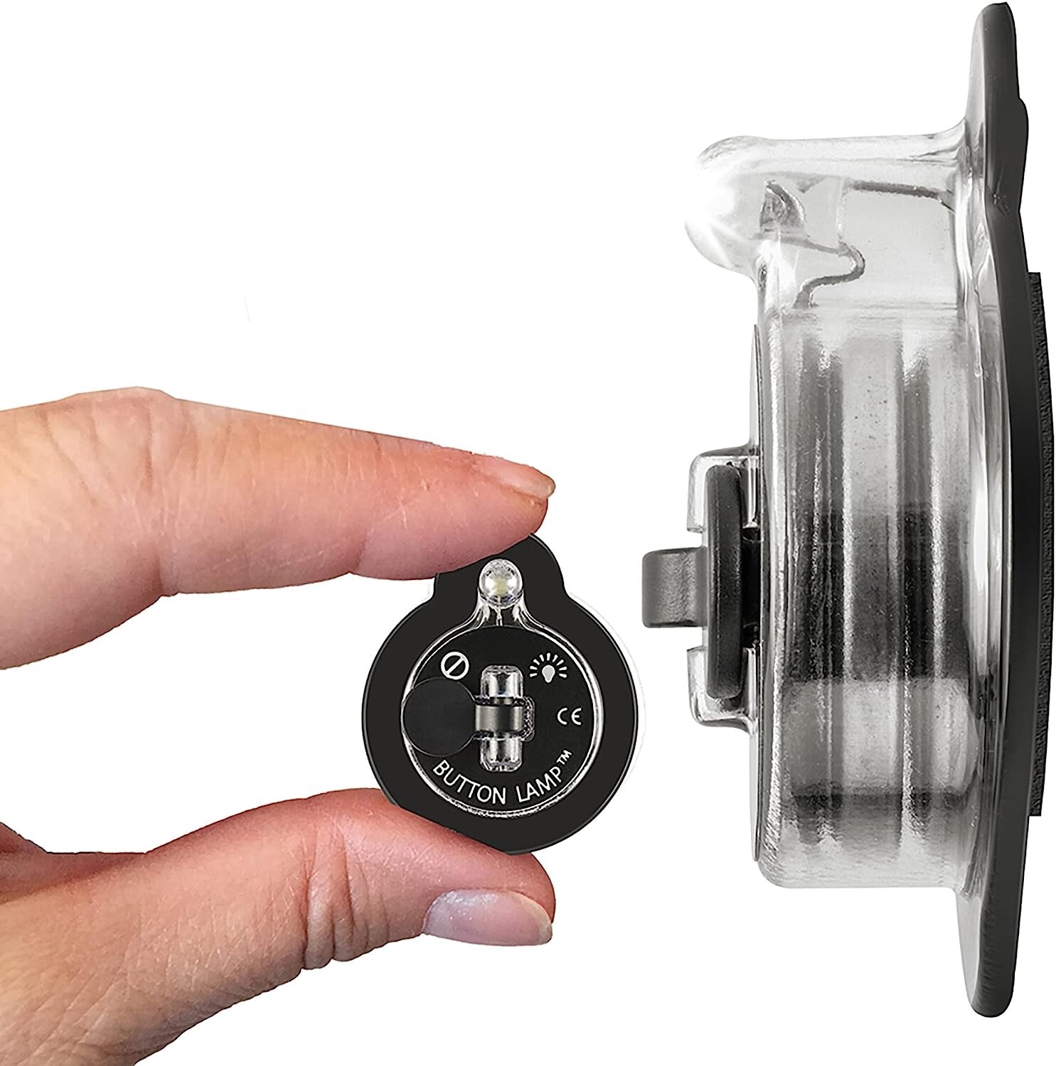 BUTTON LAMP Adhesive LEDs Light Package - Lightweight, Ultra-Small, Ultra-Bright