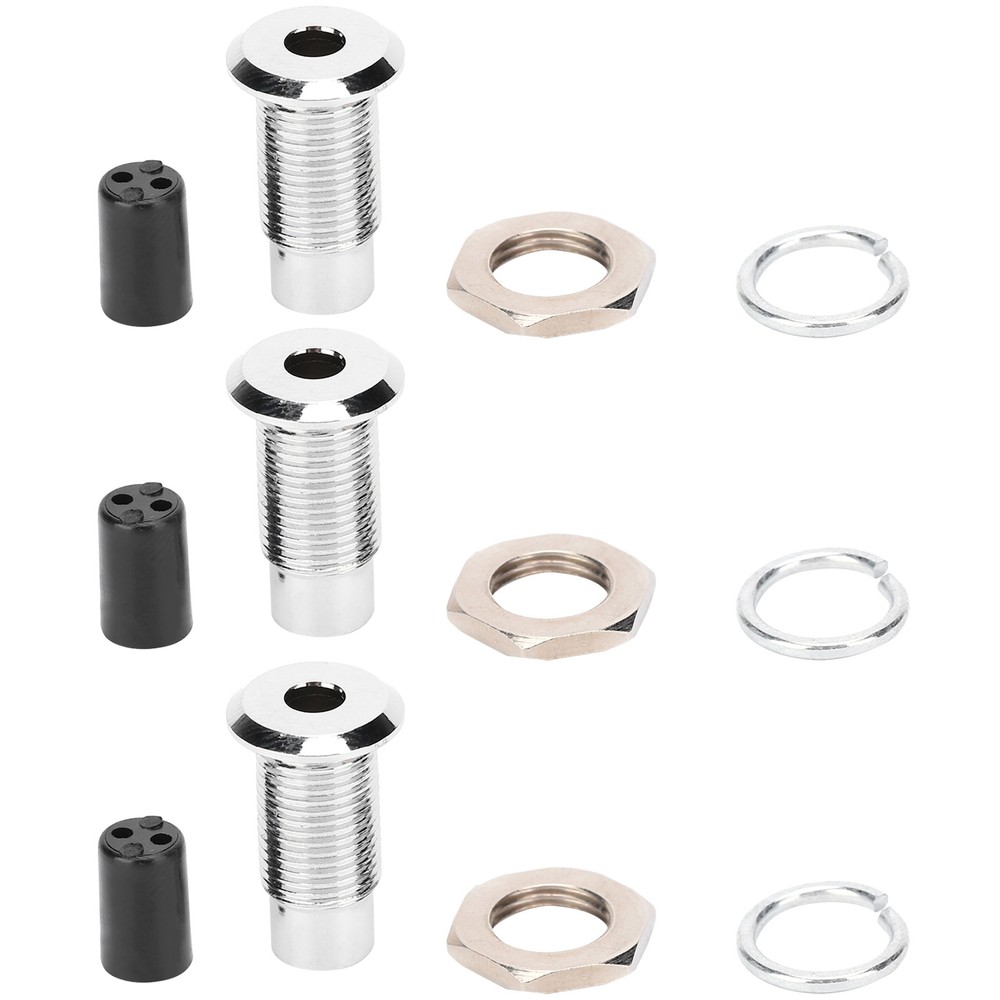 20Pcs LED Holder Bezel Mount Light‑Emitting Diode Flat Metal Brass Base 5mm