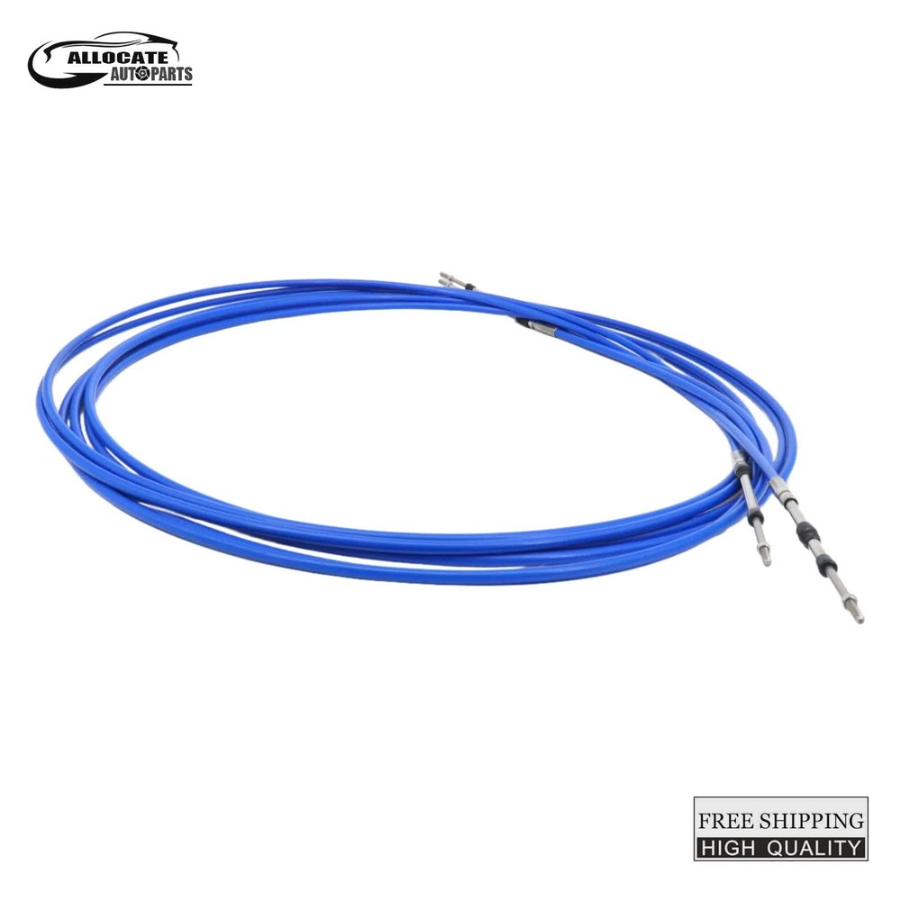 33C 2PCS 20FT For Yamaha Boat Control LeverThrottle Control Cable Universal