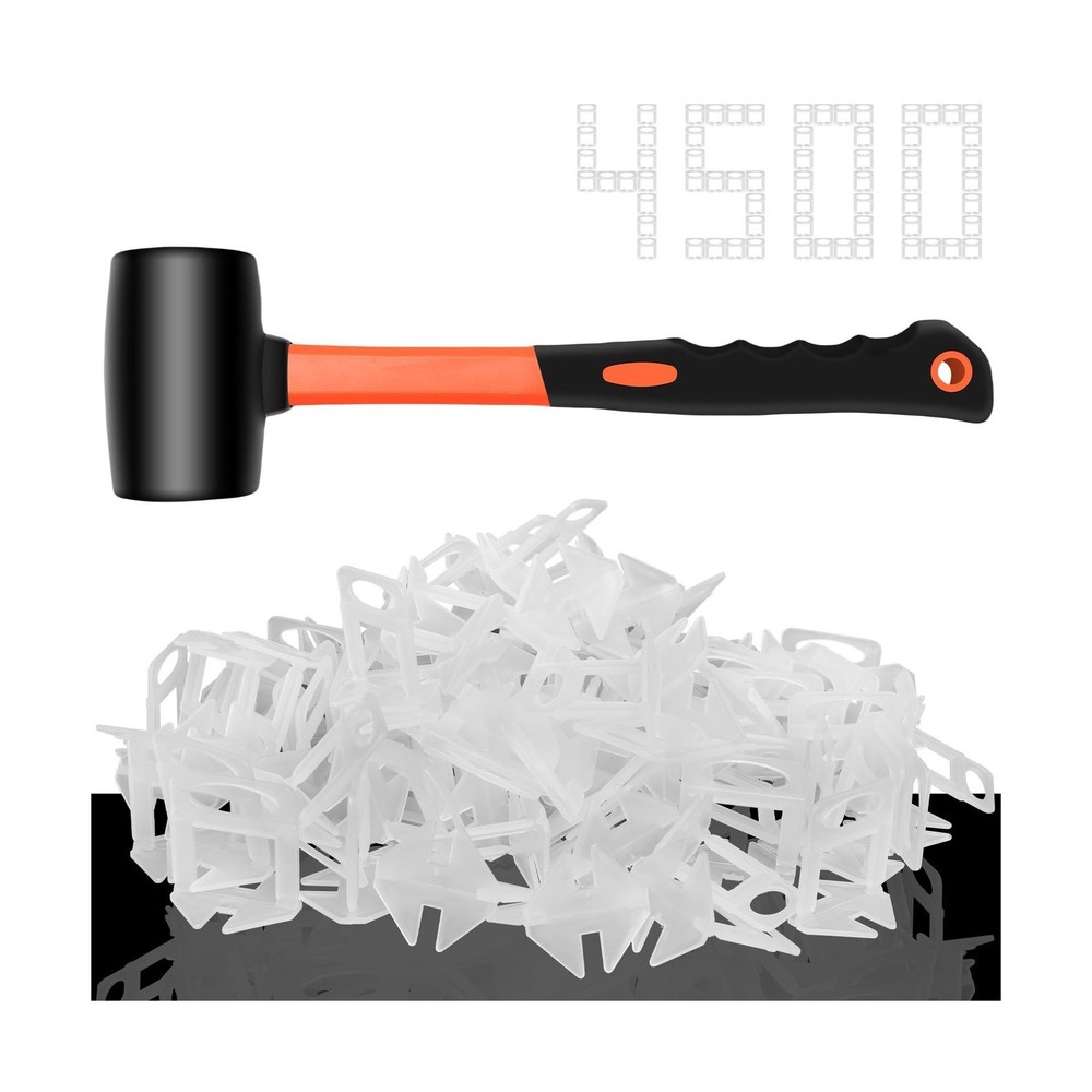 DGSL Tile Leveling System, 4500 Tile Spacers Clips 1/16 Inch Tile Tools, Tile...