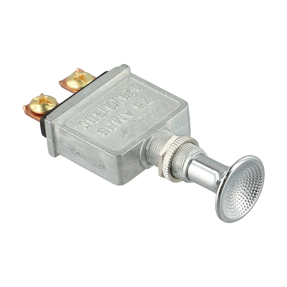 75 Amp Heavy Duty Push Pull Switch Chrome Knob On Off For Vehicle Lighting