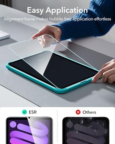 Screen Protector for iPad Mini 7 (A17 mini 7th/6th Gen (2024/2021) 2 Pack