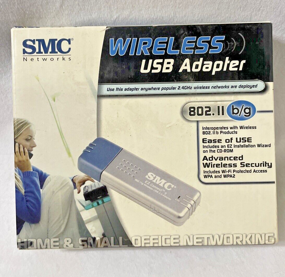 SMC Networks Wireless USB Adapter, 802.11 b/g