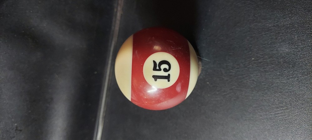 Vintage Billiard Pool Ball  # 15