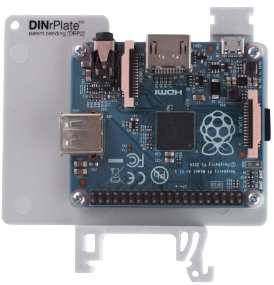 DIN Rail Mount for Raspberry Pi (3-Pack)