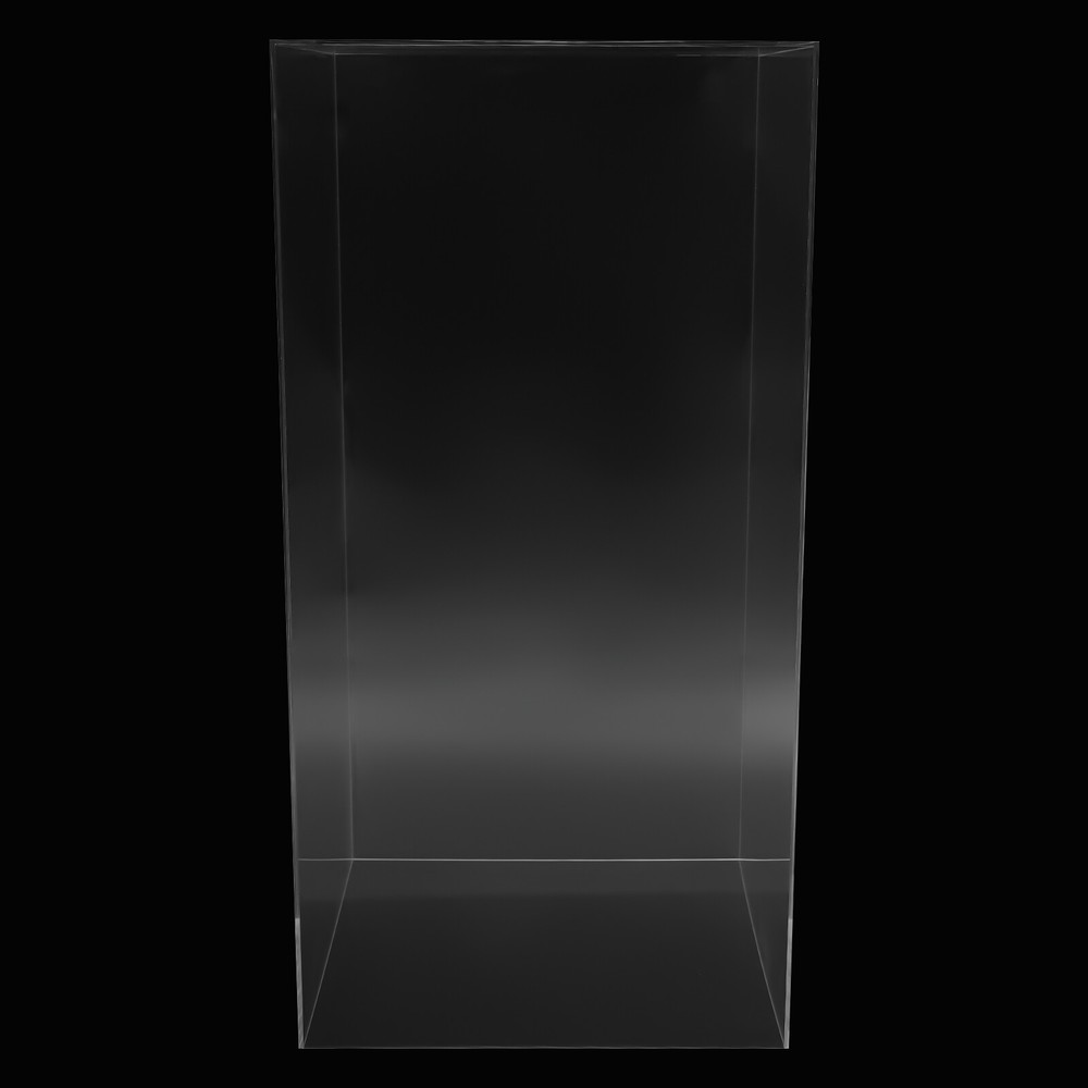 24" Large Acrylic Display Case Dustproof Clear Box Action Figures Case Organizer
