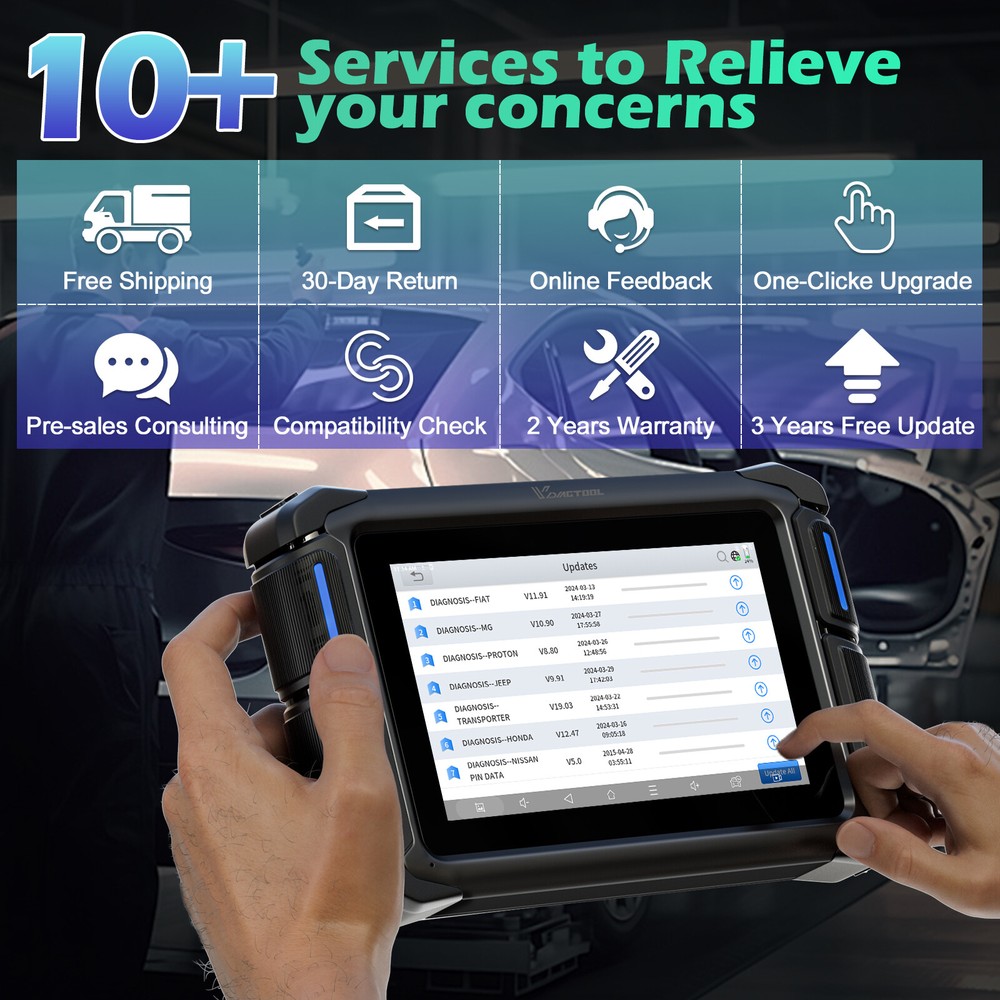 VDIAGTOOL VD70 All System Diagnostic Scanner Bidirectional Tool Configuration