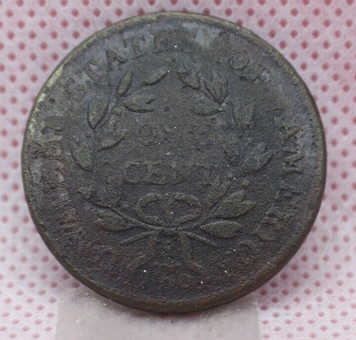 1801 Draped Bust Normal Rev Porous