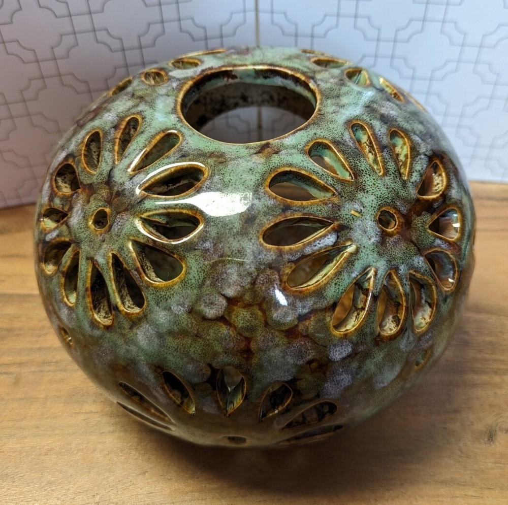 Cabo Hand Glazed Ceramic Tealight Holder