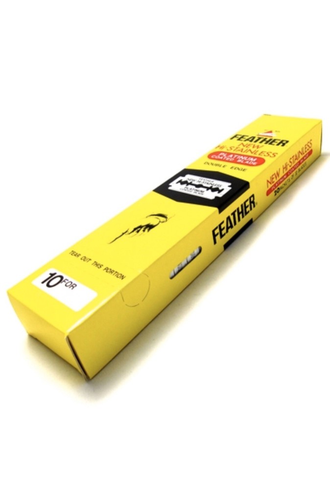Feather Double Edge Safety Razor Blades 200 Count