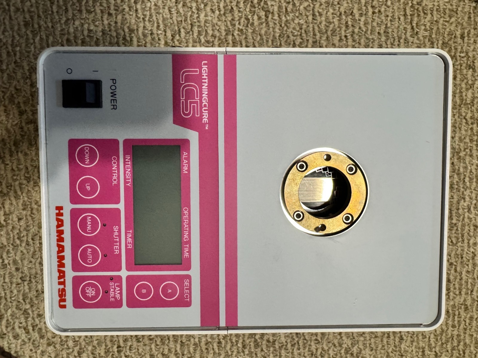 EUC 26 hrs HAMAMATSU LC5 Lightningcure Spot light Source L8333-02 LOW HOURS