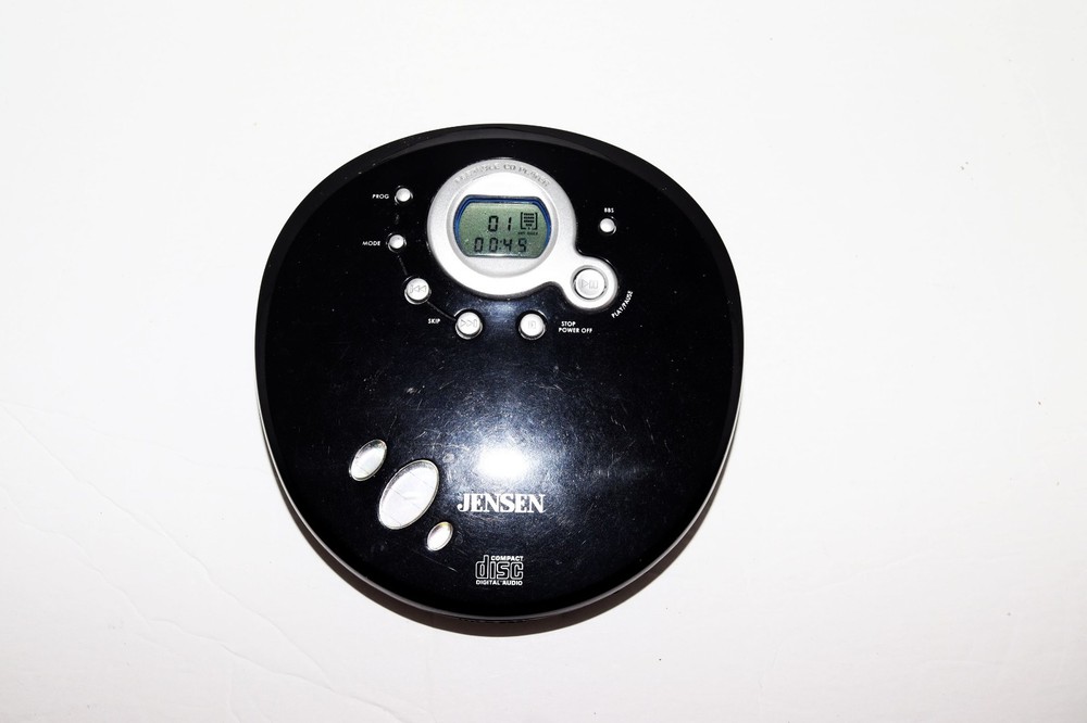Jensen CD60 Portable CD Player - Silver/Black