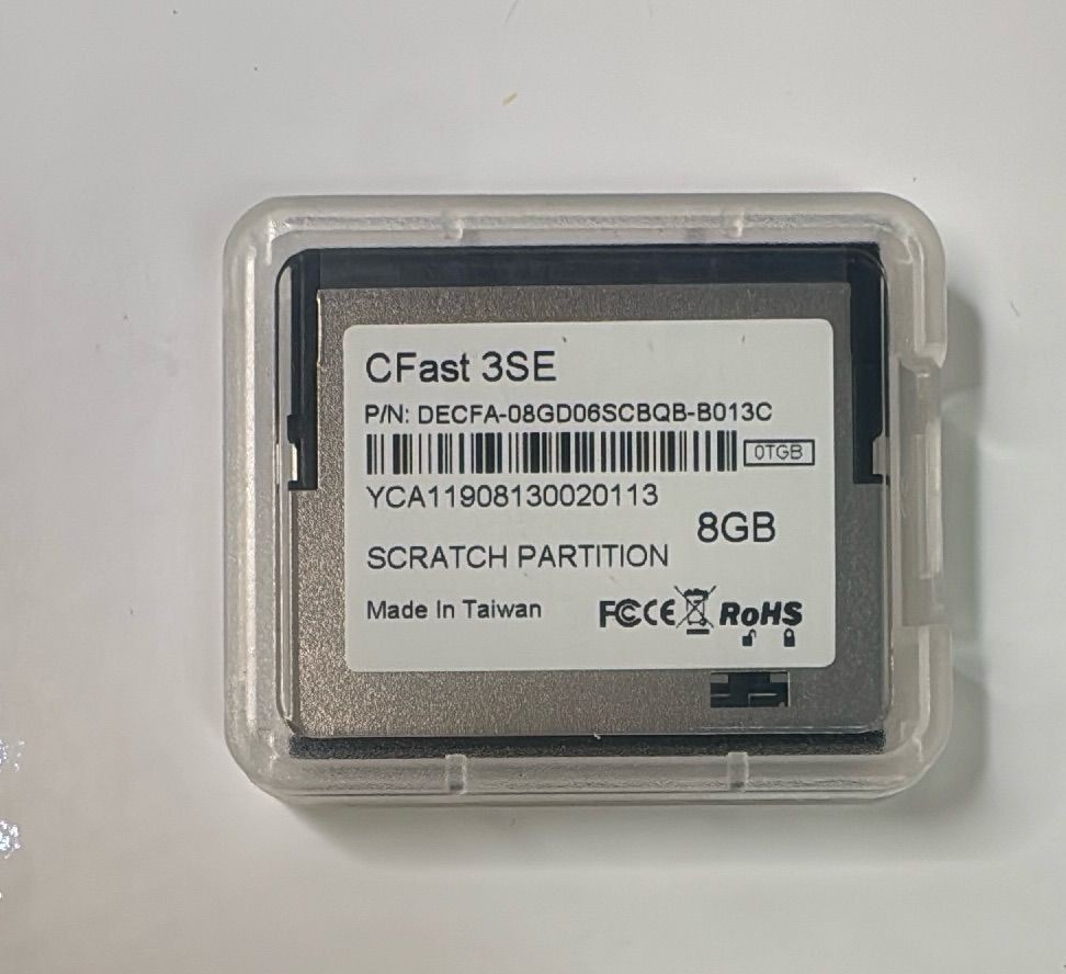 Innodisk CFast 3SE Series 8GB Industrial Memory Card DECF3SE Cased