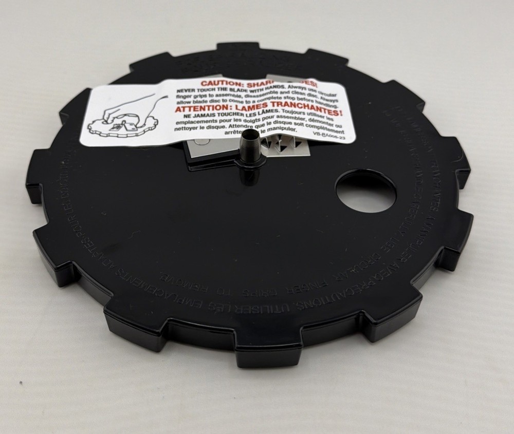 Magic Veggie Bullet VB-101 Replacement 2C Black Spiralizer Blade.