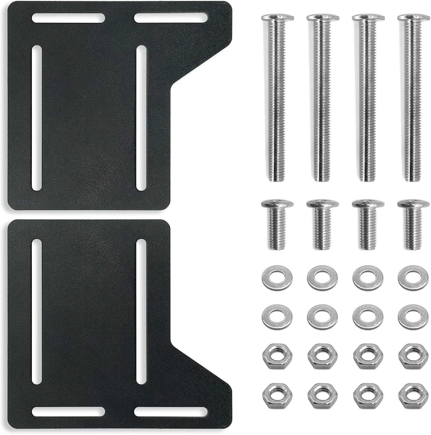 2 Pcs Bed Frame Brackets Adapter for Headboard Extra, Heavy Duty Bed Modifica...