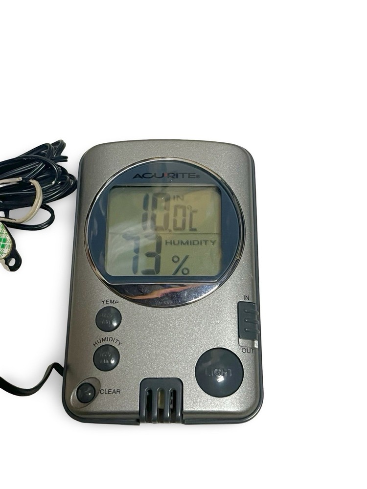 Acu-Rite Digital Thermometer Outdoor Plus Humidity Long Cable Sensor
