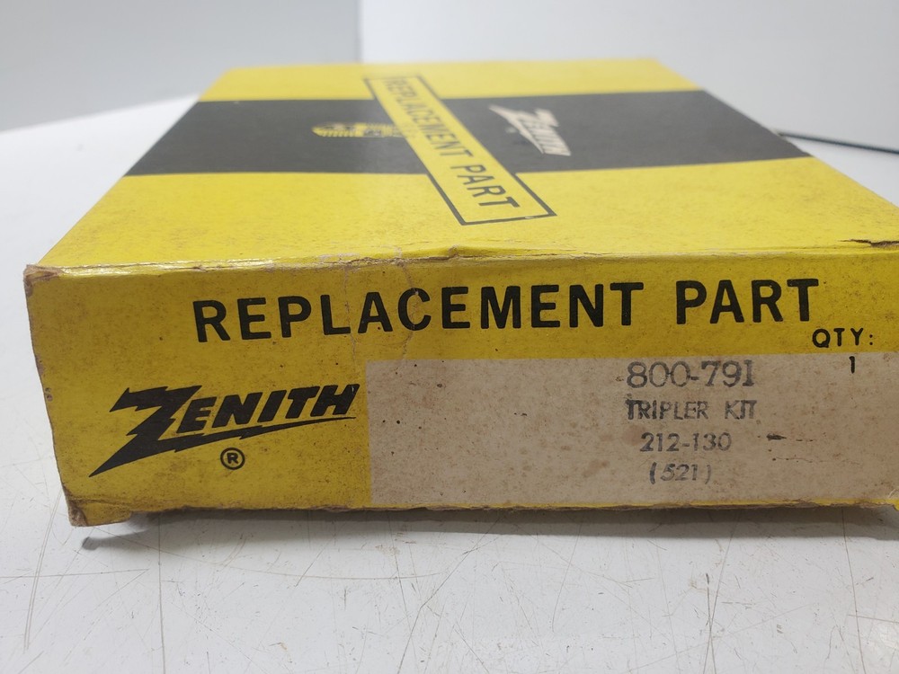 Zenith 800-791 Tripler Kit NOS Untested