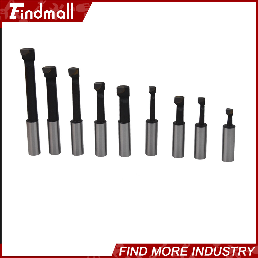 9 PCS 1/2" BORING BAR SET CARBIDE TIPPED BARS 1/2" SHANK LATHE TOOL