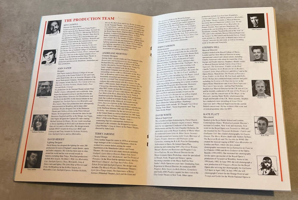 Les Miserables - Palace Theatre, Manchester - 1992 - Programme (45)