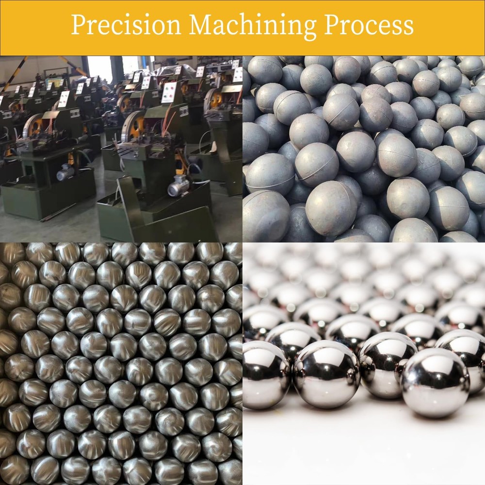 One Large 3" Inch Diameter Hardened Chrome Solid Steel Diameter: 3