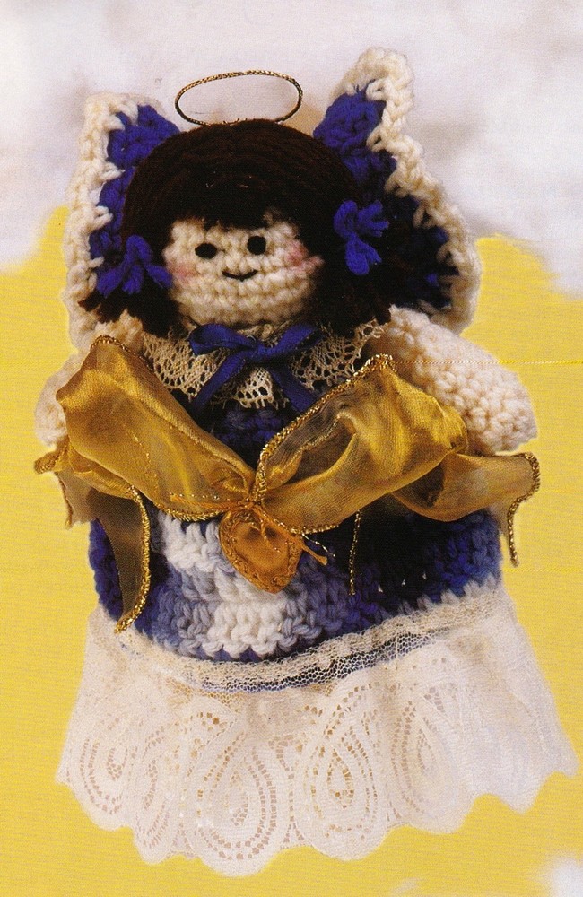 CUTE Holiday Angel/Decor/Crochet Pattern INSTRUCTIONS ONLY