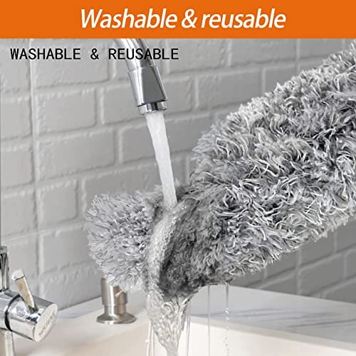 Dusters for Cleaning High Ceiling Fan, Microfiber Feather Duster with 30'' to