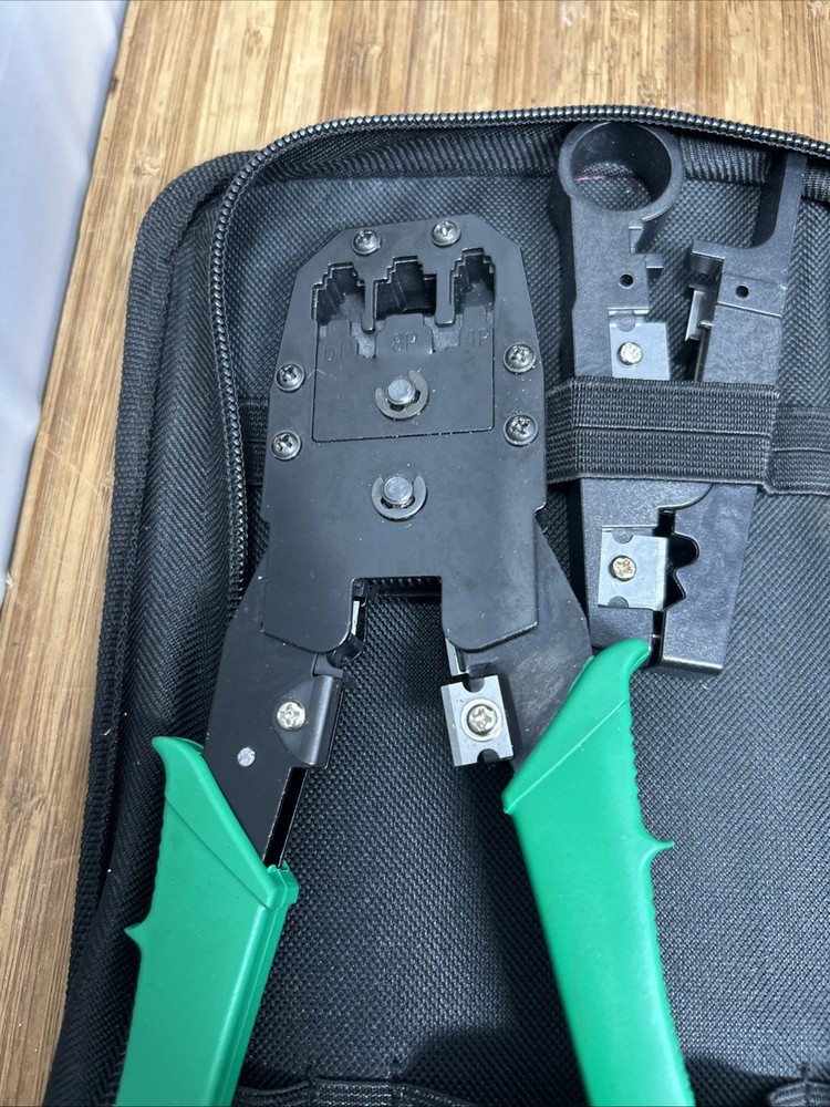 RJ45 Crimping Tool Kit with Case CAT5/6 Lan Cable Network Tester