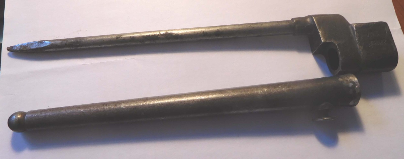 Original Lee Enfield Spike Bayonet w/ Scabbard