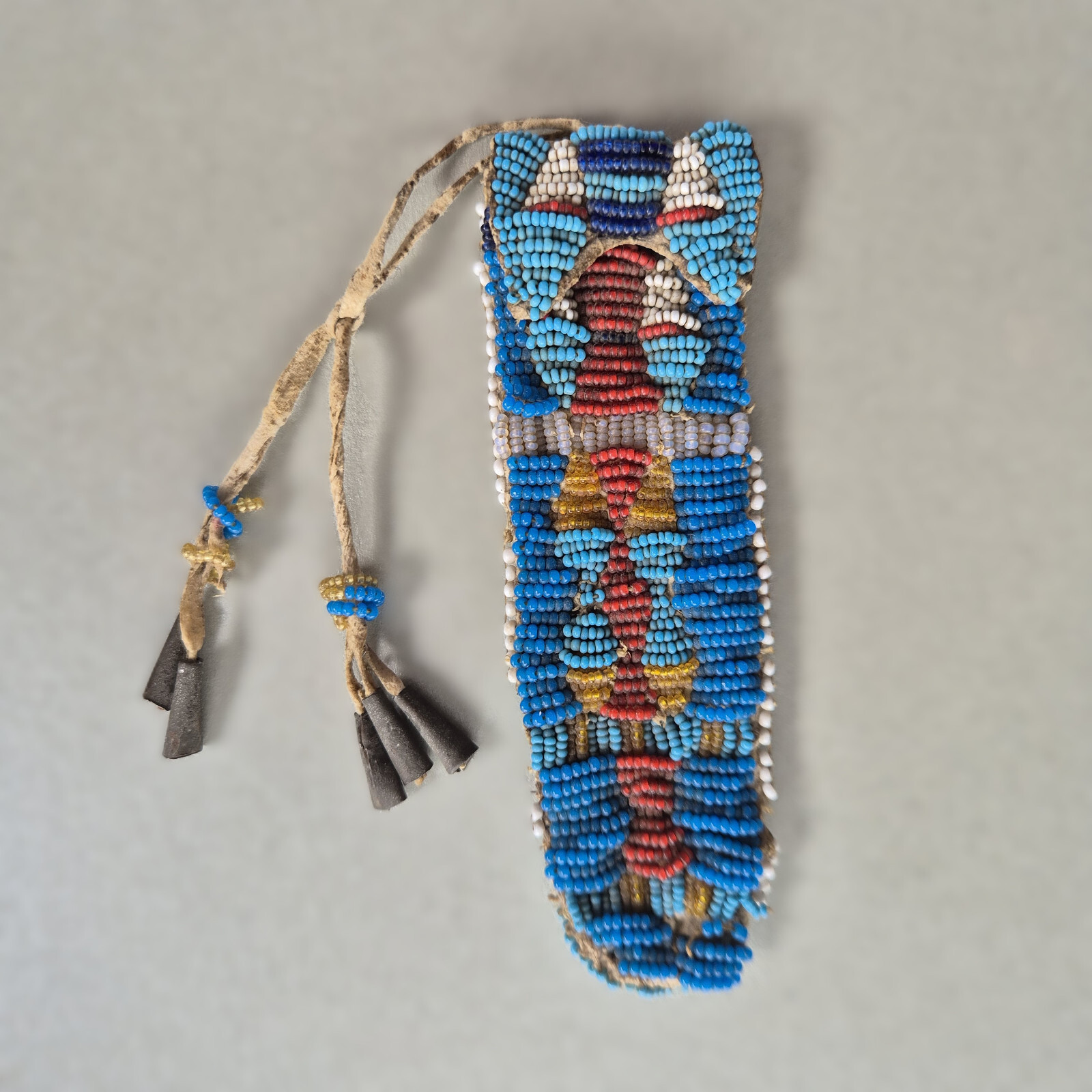 Antique Central Plains (Cheyenne/ Arapaho?) Small Beaded Bag, circa 1860s-1870s