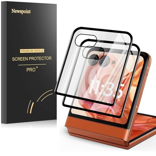 2 Pack for Motorola Razr 2024 Front Screen Protector [Touch Sensitive], 9H