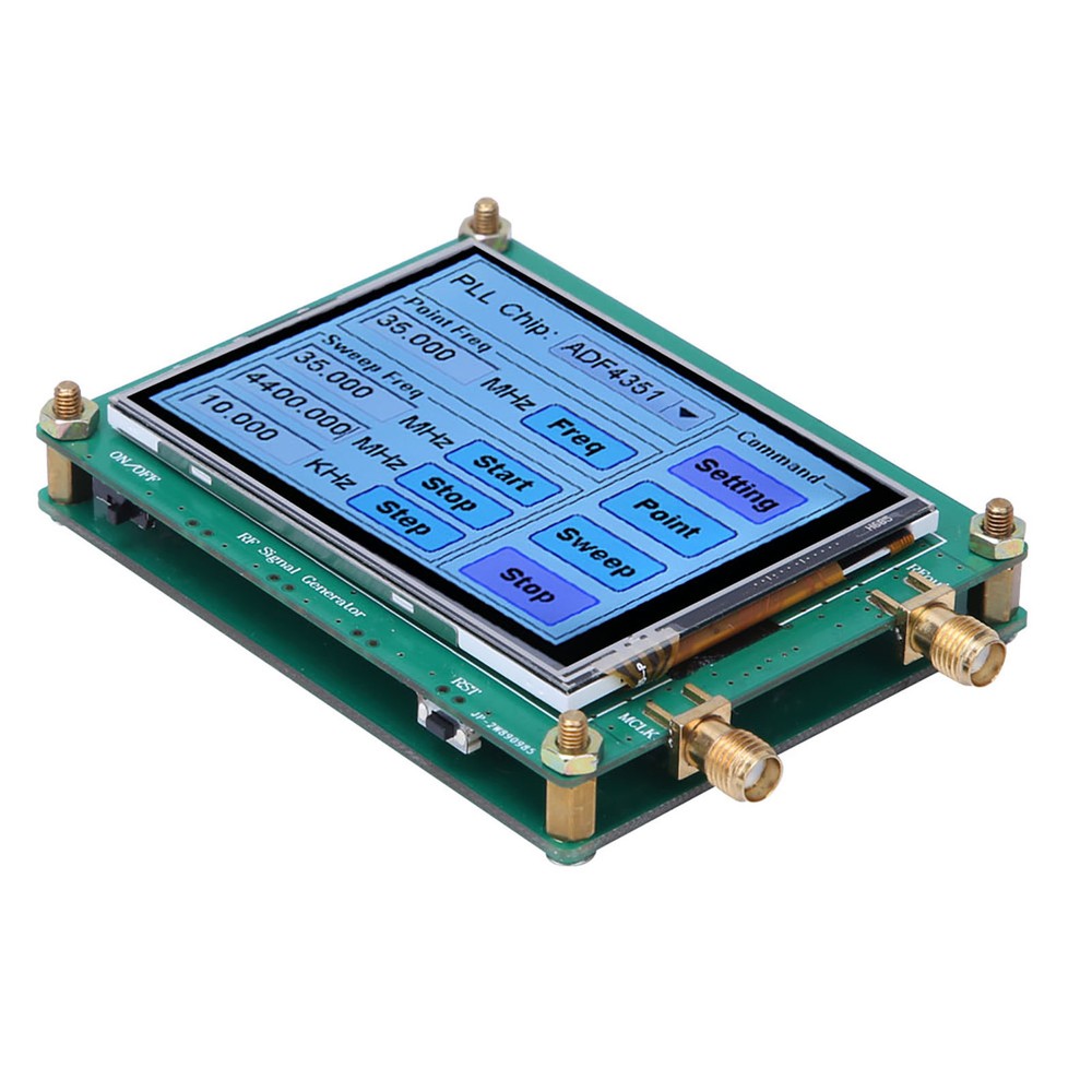New Signal Generator Full Touch Screen RF Sweep Frequency PC Control ADF4351
