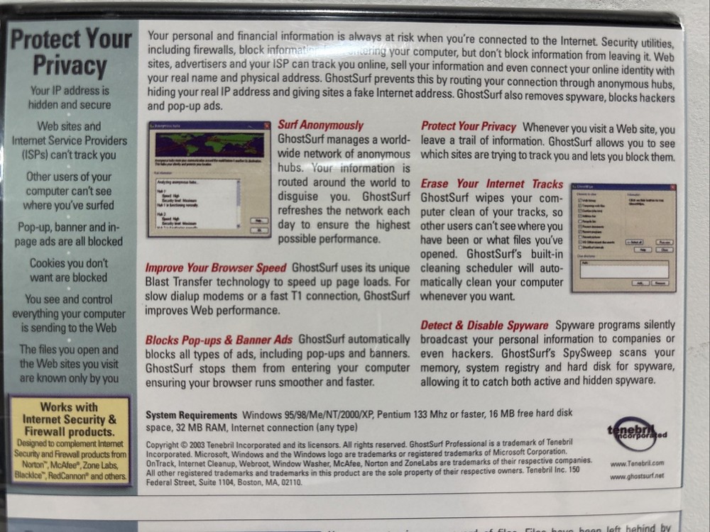 GhostSurfPRO - PC Security - CD - New & Sealed