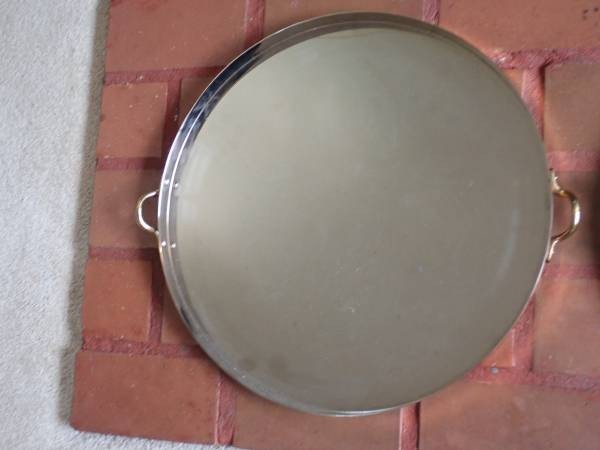 18" Copper Serving Trays, Vintage