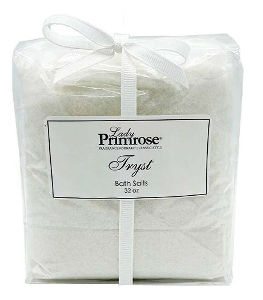 LADY PRIMROSE * TRYST * BATH SALTS LARGE REFILL * 32 OZ.