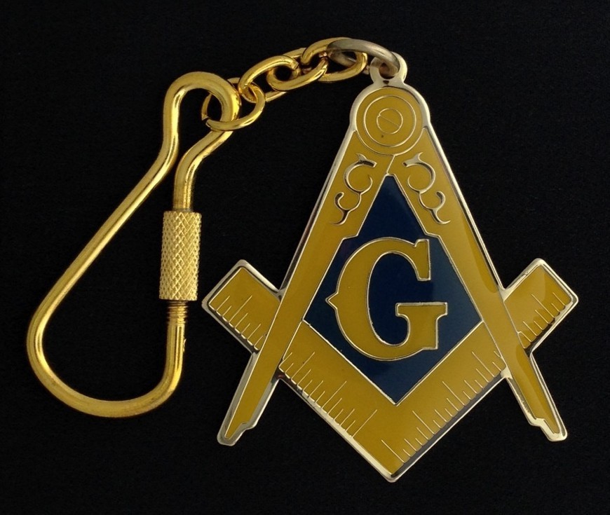 Masonic Enamel Key Tag (MKC-1)