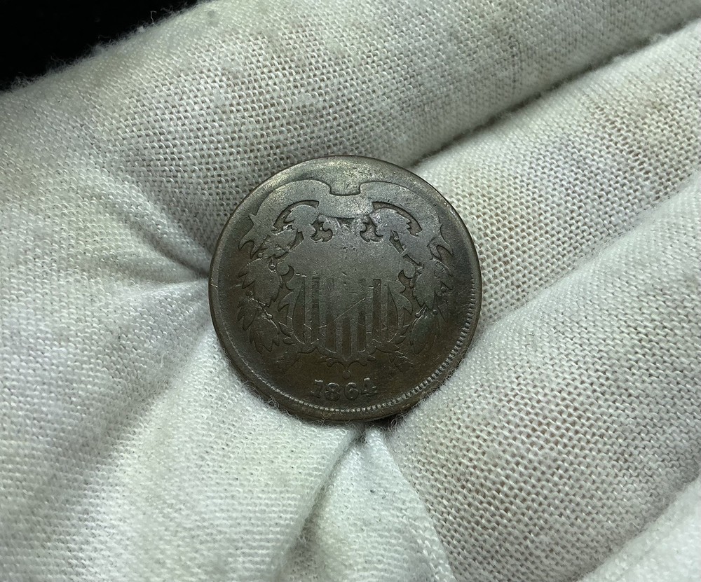 1864  Two Cent Piece P343