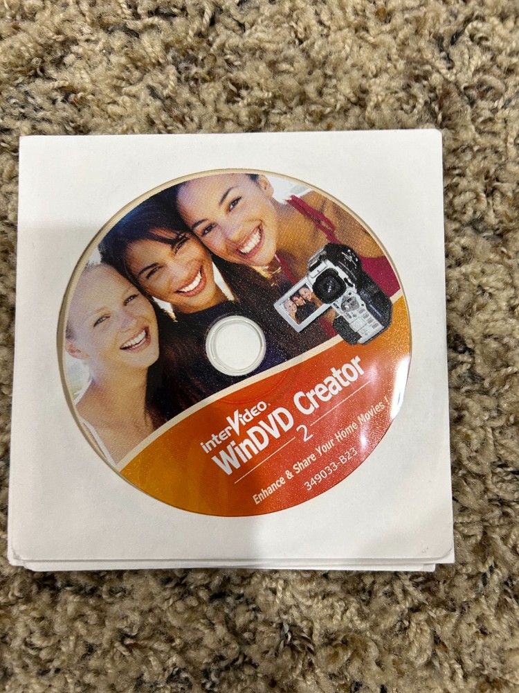 InterVideo WinDVD Creator 2 for Windows XP 349033-b23 new sealed